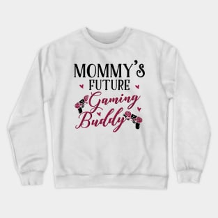 Gaming Mom and Baby Matching T-shirts Gift Crewneck Sweatshirt